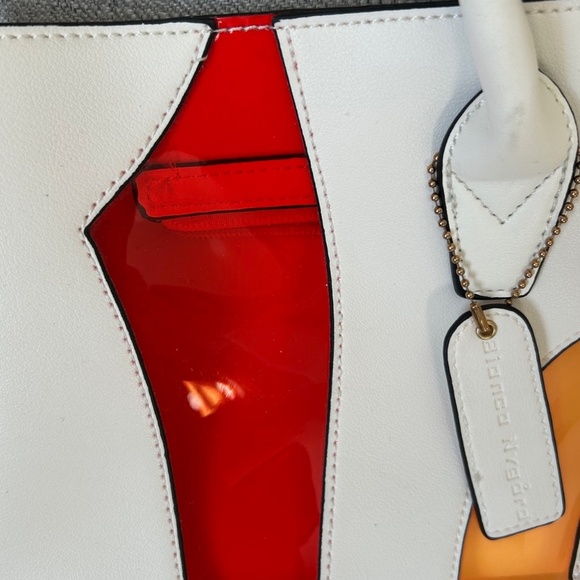 NEW Bianca Nygard Satchel tote bag / purse multicolor LOVE - Picture 3 of 9